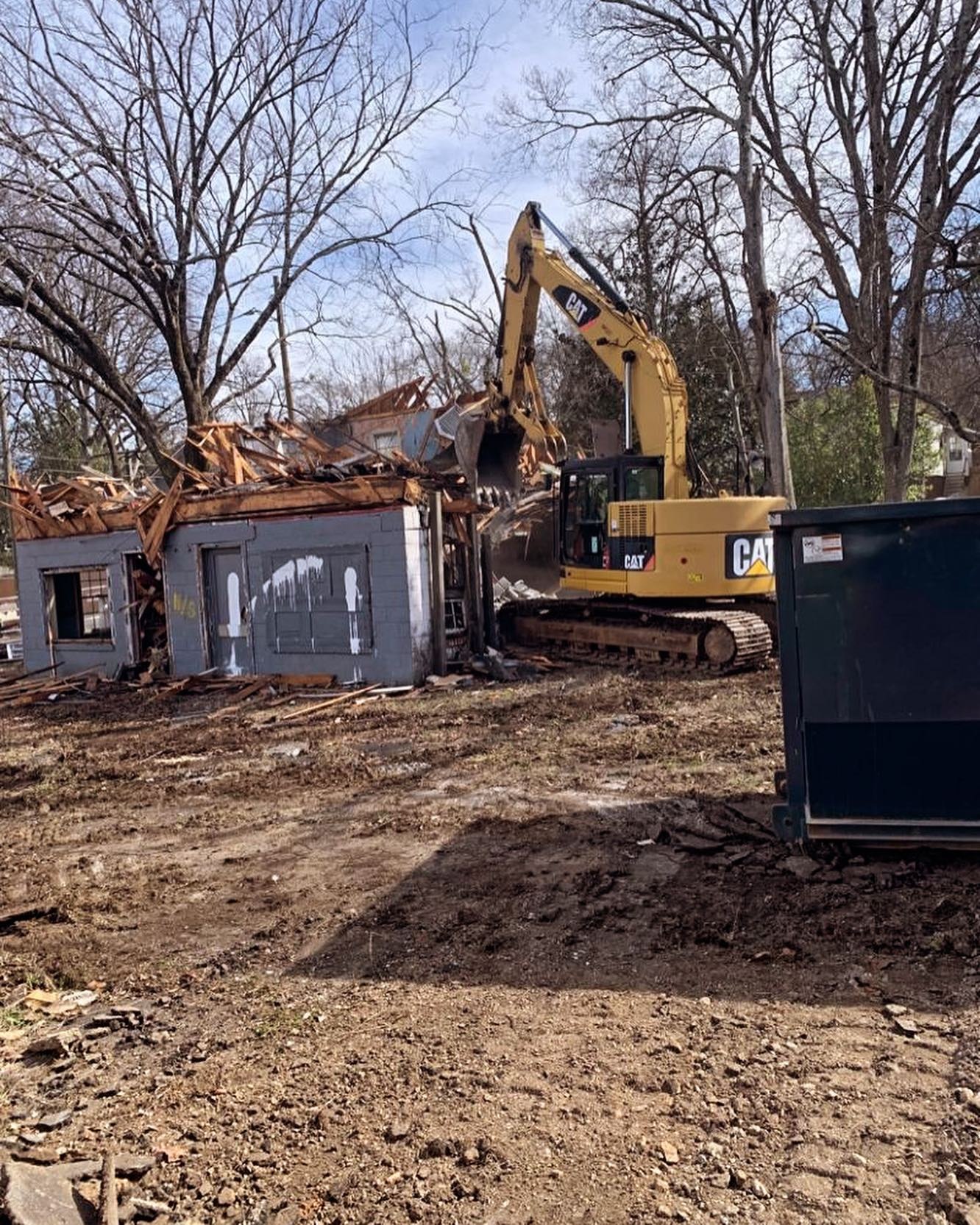 Demolition of the old building at 4439 5th Avenue South